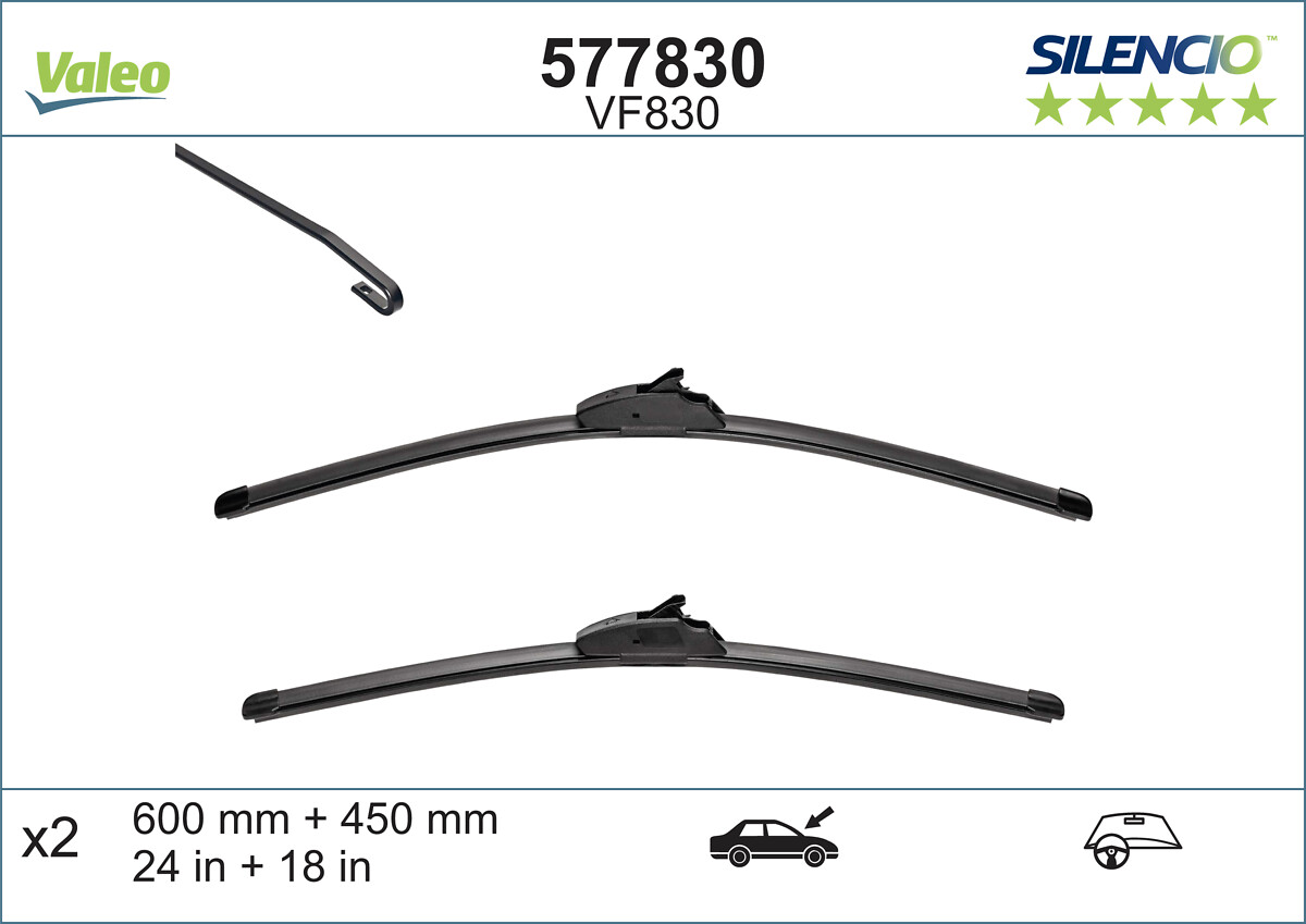 Lamela stergator VALEO 577830